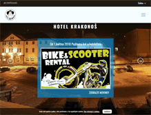 Tablet Screenshot of hotelkrakonos.cz